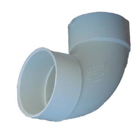 Charlotte Pipe And Foundry 3 DWV 90 DEG Elbow PVC 01300  0600HA